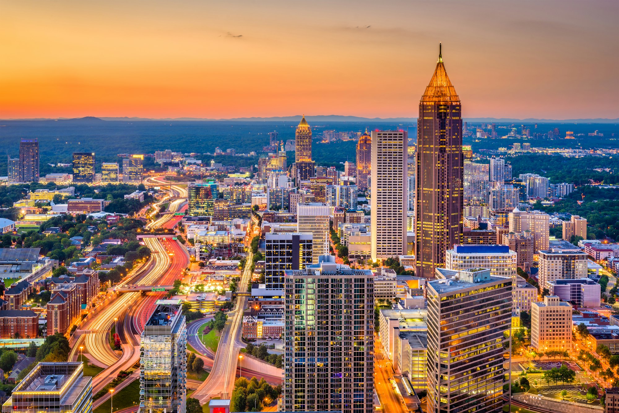 Atlanta, Georgia, USA Skyline